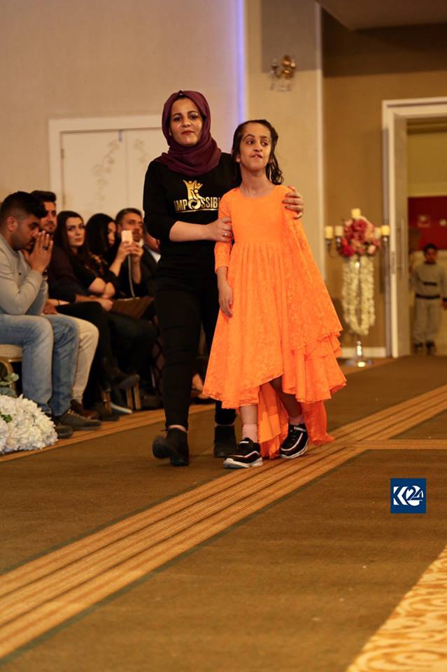 هذه المرة الاولى التي تقام فيها مثل هذه العروض للأشخاص من ذوي الاحتياجات الخاصة في اقليم كوردستان (صورة: كوردستان 24)